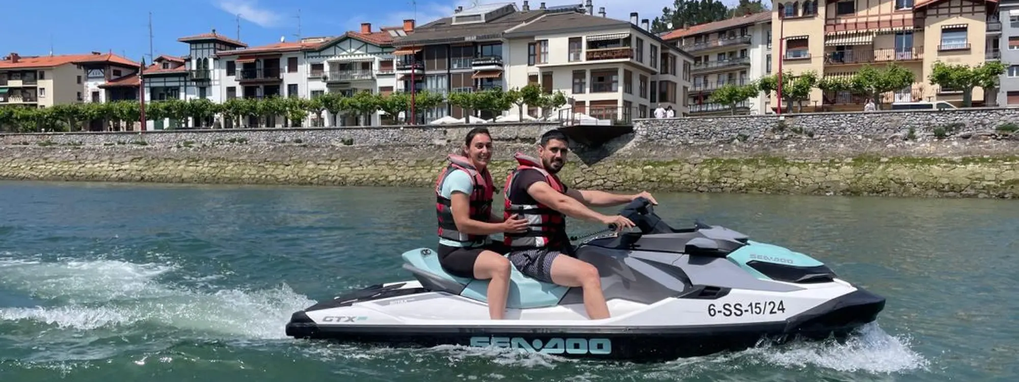Ruta en moto de agua a San Juan de Luz desde Hondarribia