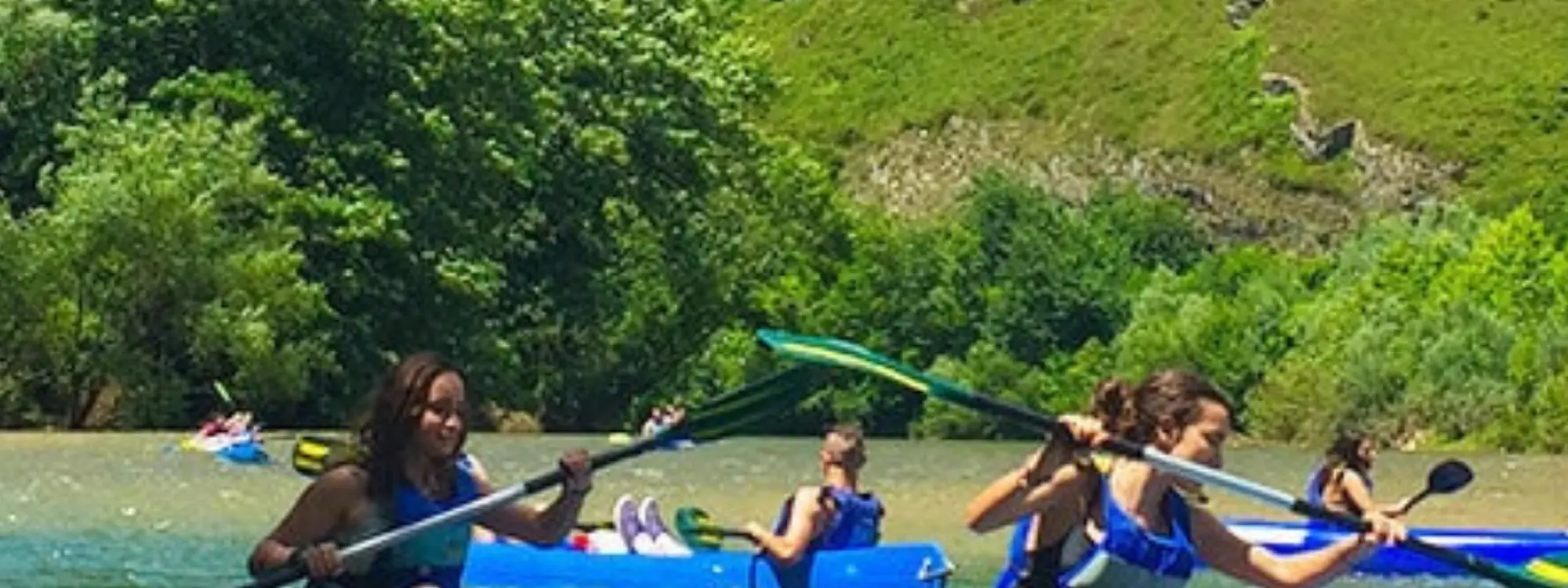 Descenso del Sella en canoa desde Arriondas, Asturias