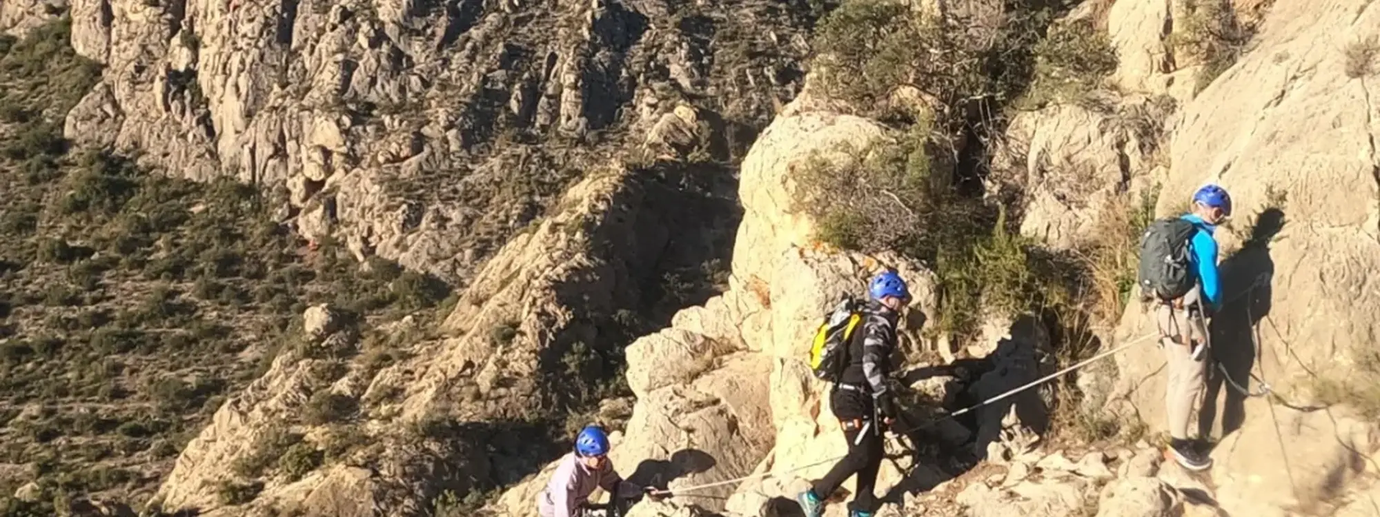 Vía ferrata del Bolón nivel iniciación-medio (K3)