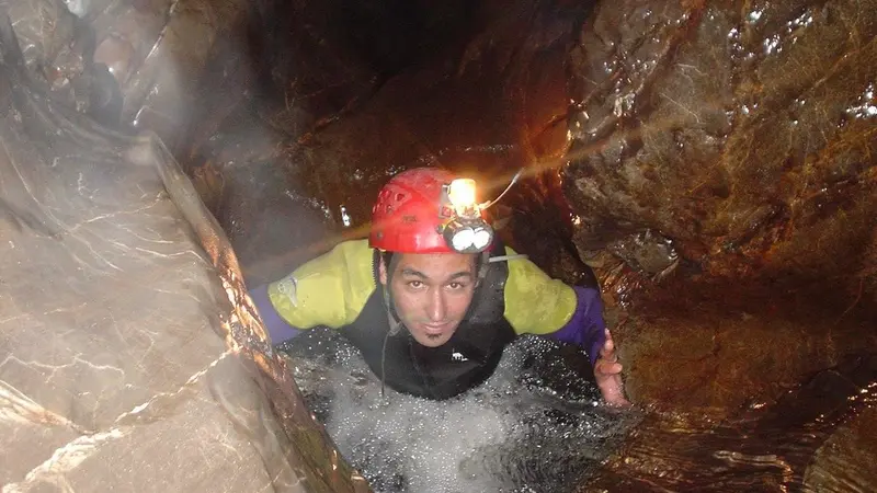 Espeleobarranquismo por el Río Bedón desde Arriondas, Asturias