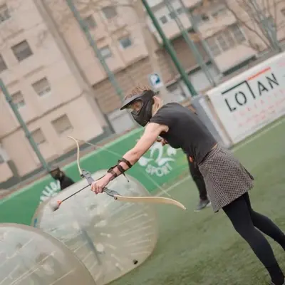 Sesión de Archery Tag desde Horta-Guinardó, Barcelona