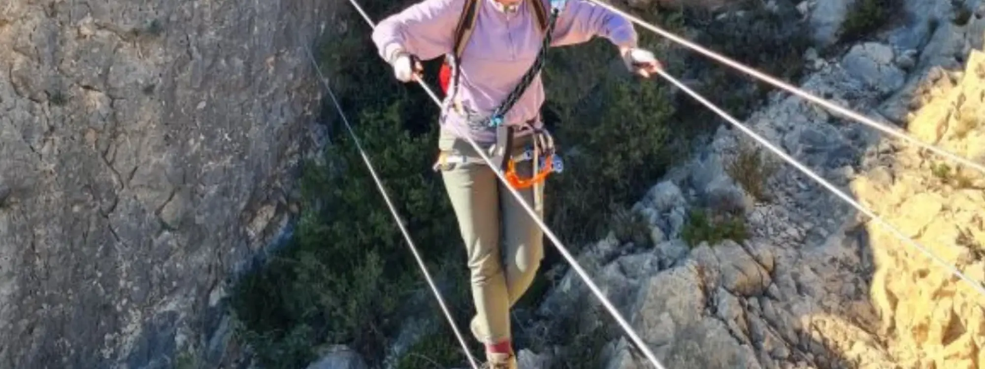 Vía ferrata del Bolón nivel iniciación-medio (K3)
