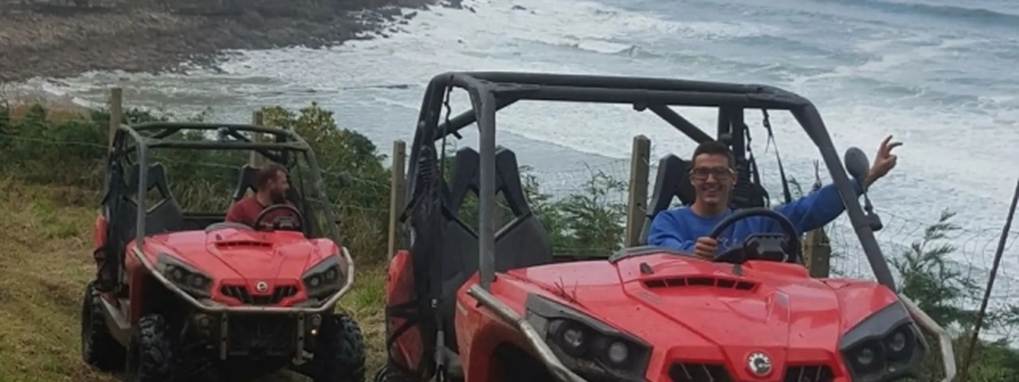 Ruta en buggy en Gijón con mirador y acantilados