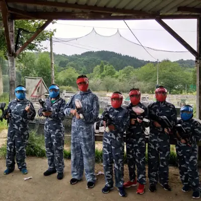 Paintball infantil en Zubieta para niños de 8 a 14 años