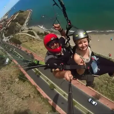 Bautismo de vuelo en parapente biplaza en Teba