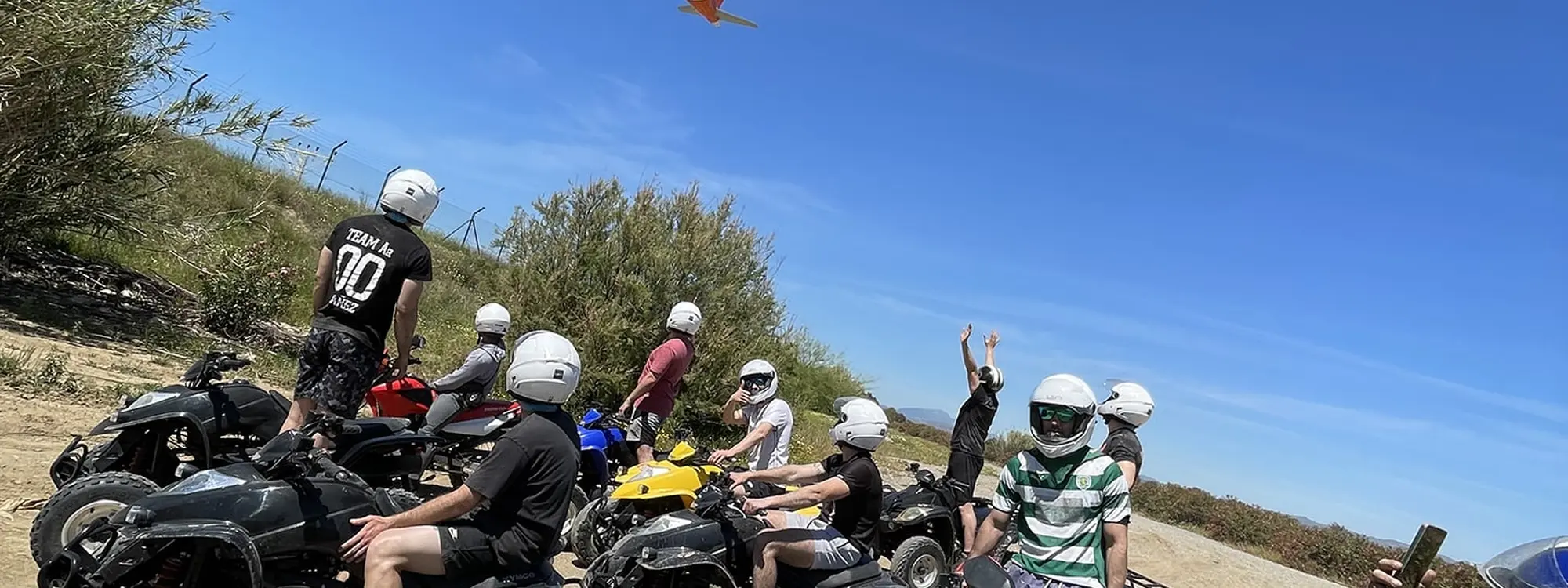 Ruta en quad corta por el río Guadalhorce en Málaga