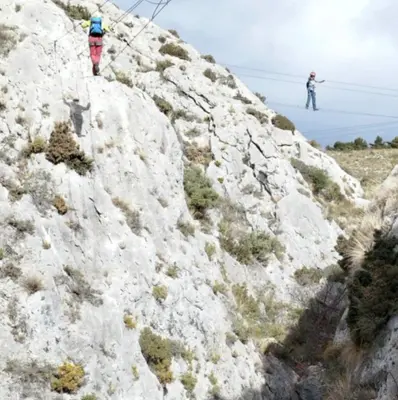 Vía ferrata Les Raboses / Les Rabosses nivel iniciación (K1)