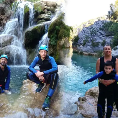 Barranquismo acuático en Cazorla por los cañones de la Cerrada del Utrero desde La Iruela, Jaén