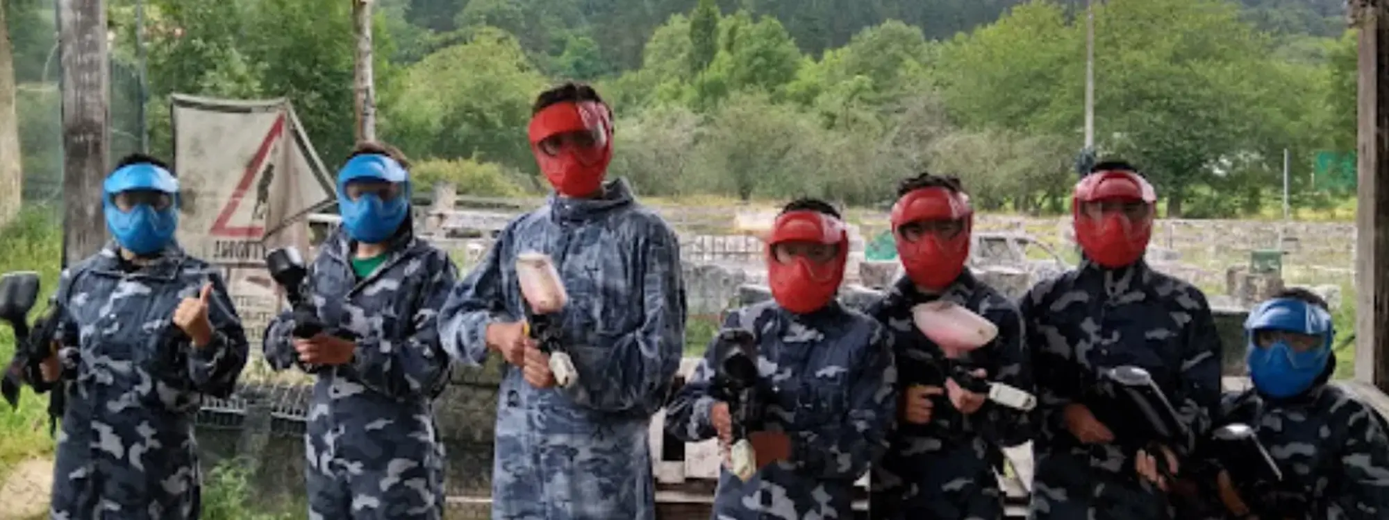 Paintball infantil en Zubieta para niños de 8 a 14 años