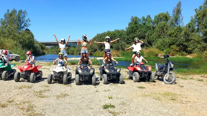 Ruta en quad de 2 horas por el Guadalhorce en Málaga