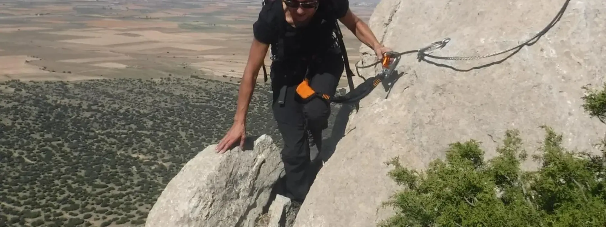 Vía ferrata Peña Palomera desde Torremocha del Jiloca, Teruel