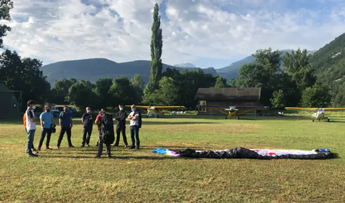 Curso de parapente iniciación en Castejón de Sos