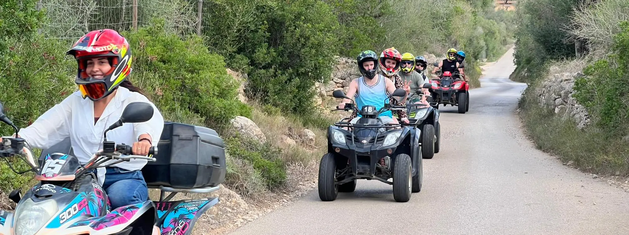 Ruta en quad desde El Arenal con baño en Son Verí