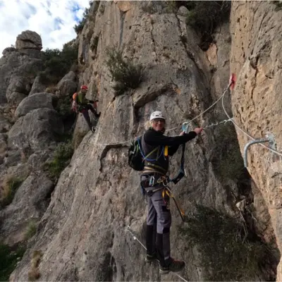 Vía ferrata del Bolón nivel iniciación-medio (K3)