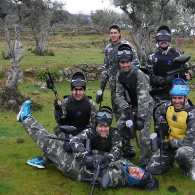 Paintball adulto en Losar de la Vera en Cáceres