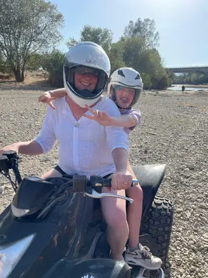 Ruta en quad corta por el río Guadalhorce en Málaga