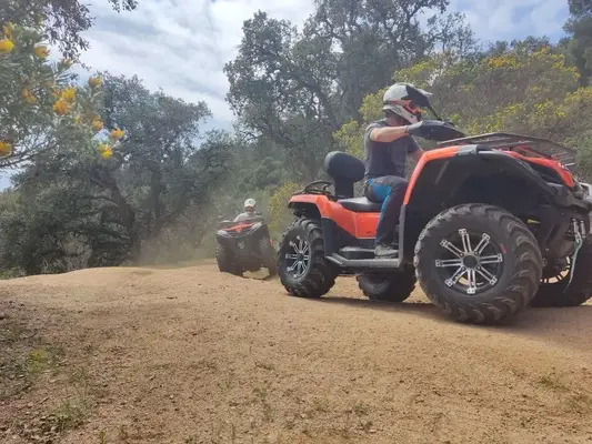 Ruta en quad a Cala Morisca desde Lloret de Mar