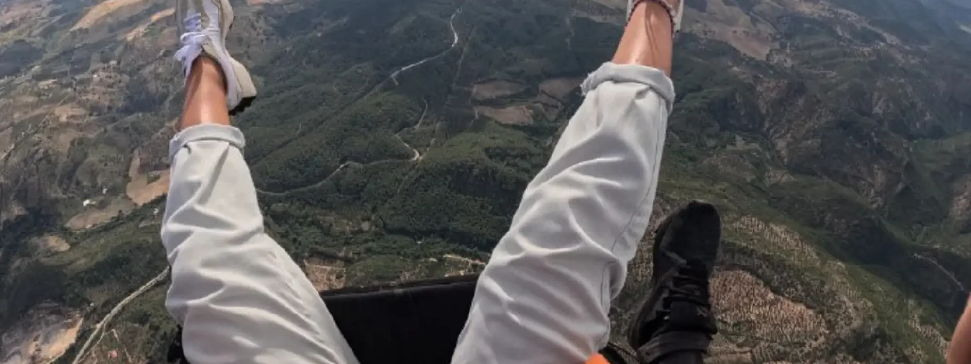 Vuelo acrobático en parapente biplaza en Algodonales