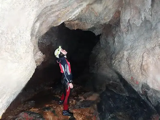 Espeleología acuática de iniciación en el Sumidero de Vallada