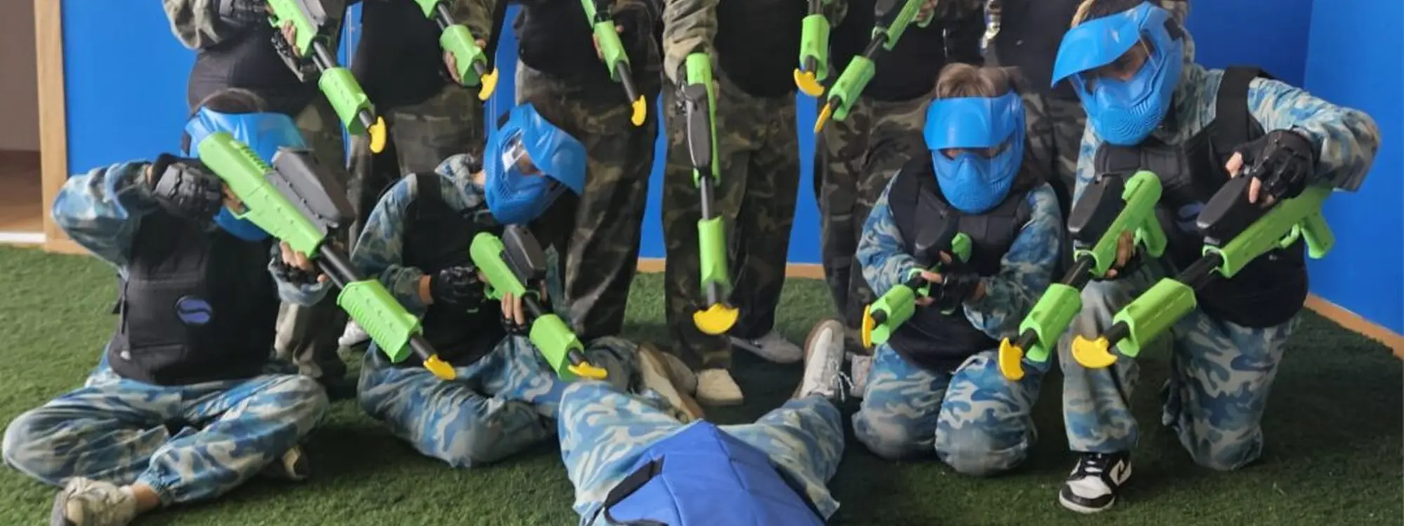 Paintball indoor para niños en Vigo