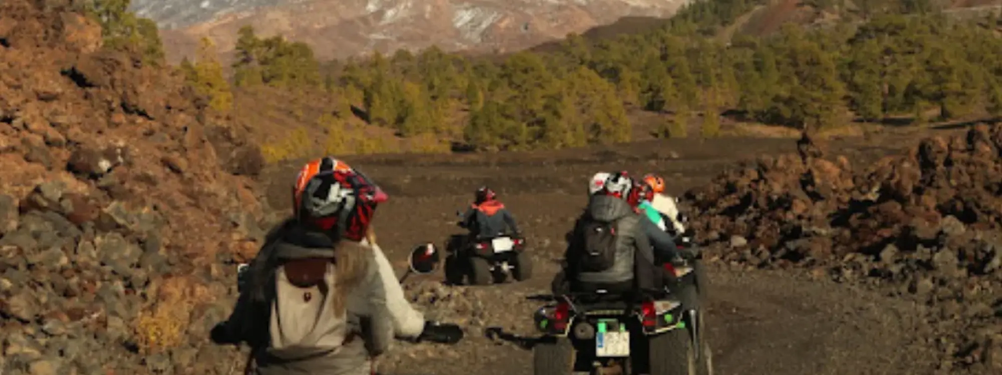 Ruta en quad entre bosques por el lado más emocionante del Teide