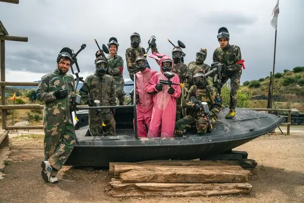 Paintball adulto con opción de barbacoa o paella en Campanillas