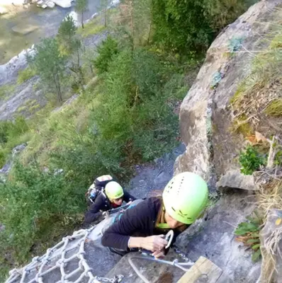 Vía Ferrata de iniciación en el Valle de Broto