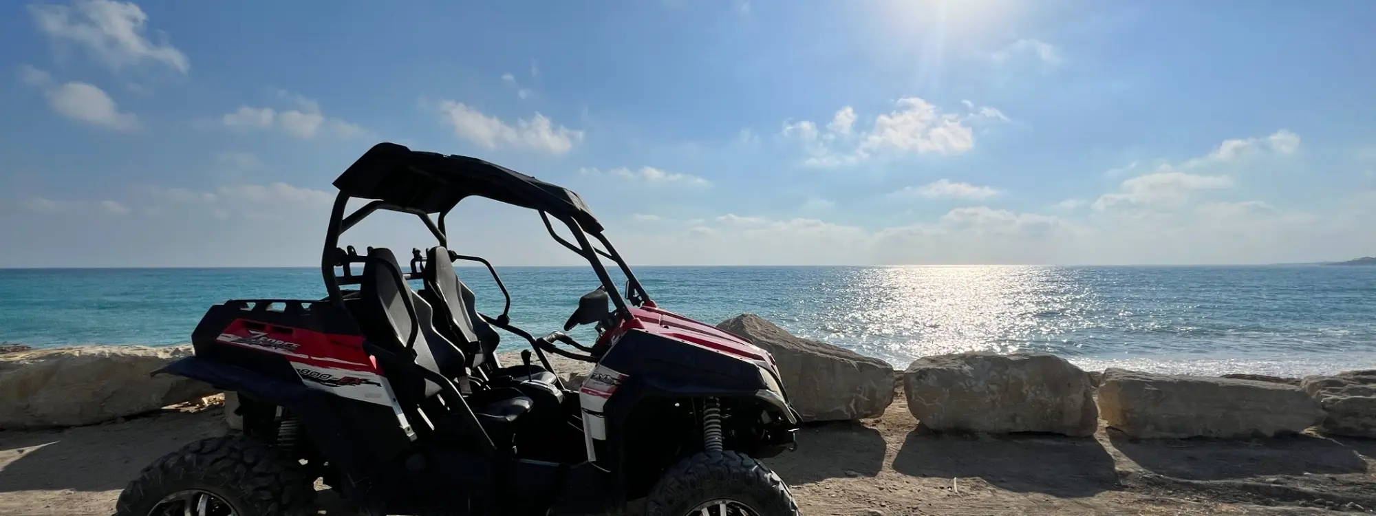 Ruta en buggy en Gijón con mirador y acantilados