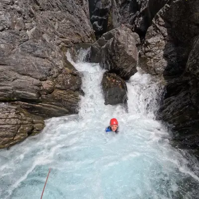 Barranco de Ordiso de nivel avanzado en el Pirineo Aragonés