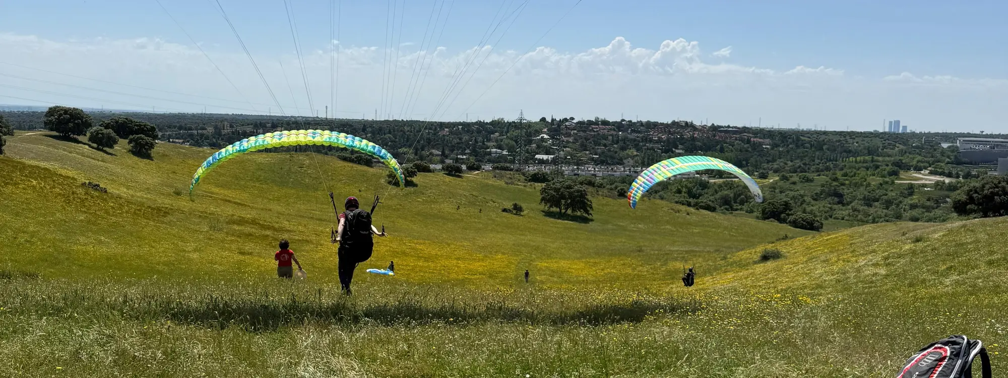 Curso de introducción al parapente en Madrid