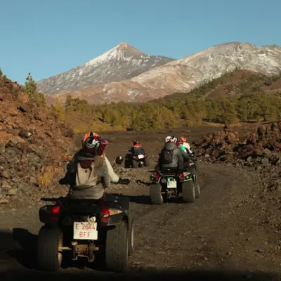 Ruta en quad entre bosques por el lado más emocionante del Teide