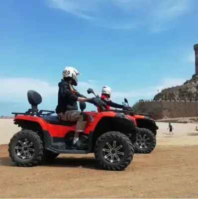 Ruta en Quad al famoso castillo de Tossa de Mar y sus murallas