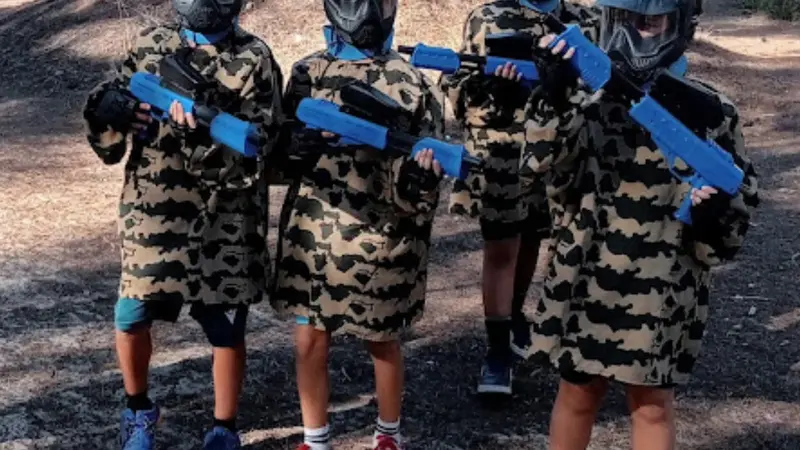 Paintball infantil en Chiclana de la Frontera