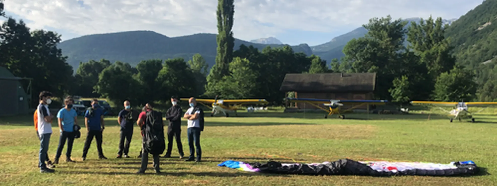 Curso de parapente iniciación en Castejón de Sos