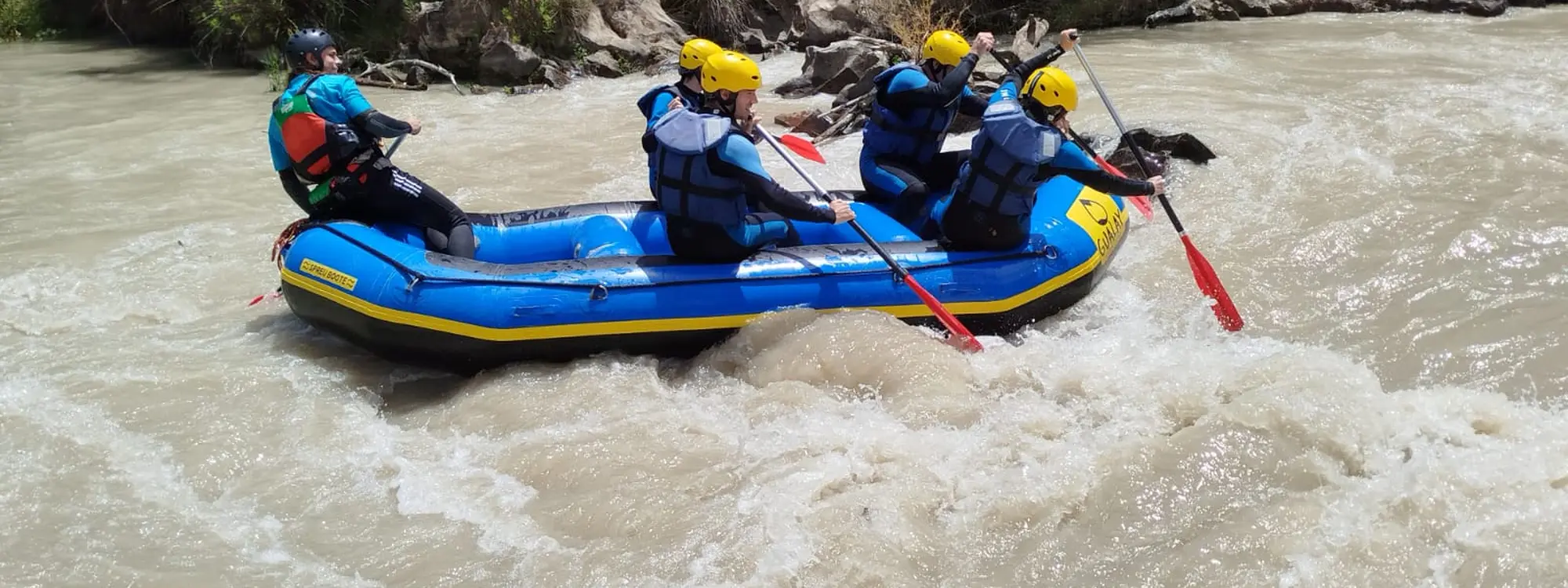 Rafting por el río Genil desde Palenciana