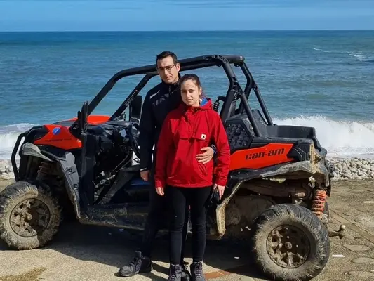 Ruta en buggy en Gijón con mirador y acantilados