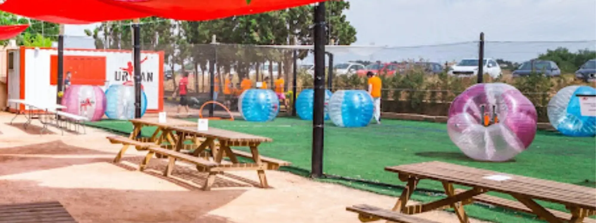 Fútbol burbuja en San Antonio de Benagéber