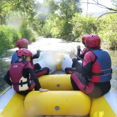 Rafting en el río Guadalope desde Castellote, Teruel