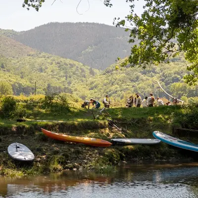 Alquiler de paddlesurf (SUP) en el río Oria desde Orio, Guipúzcoa