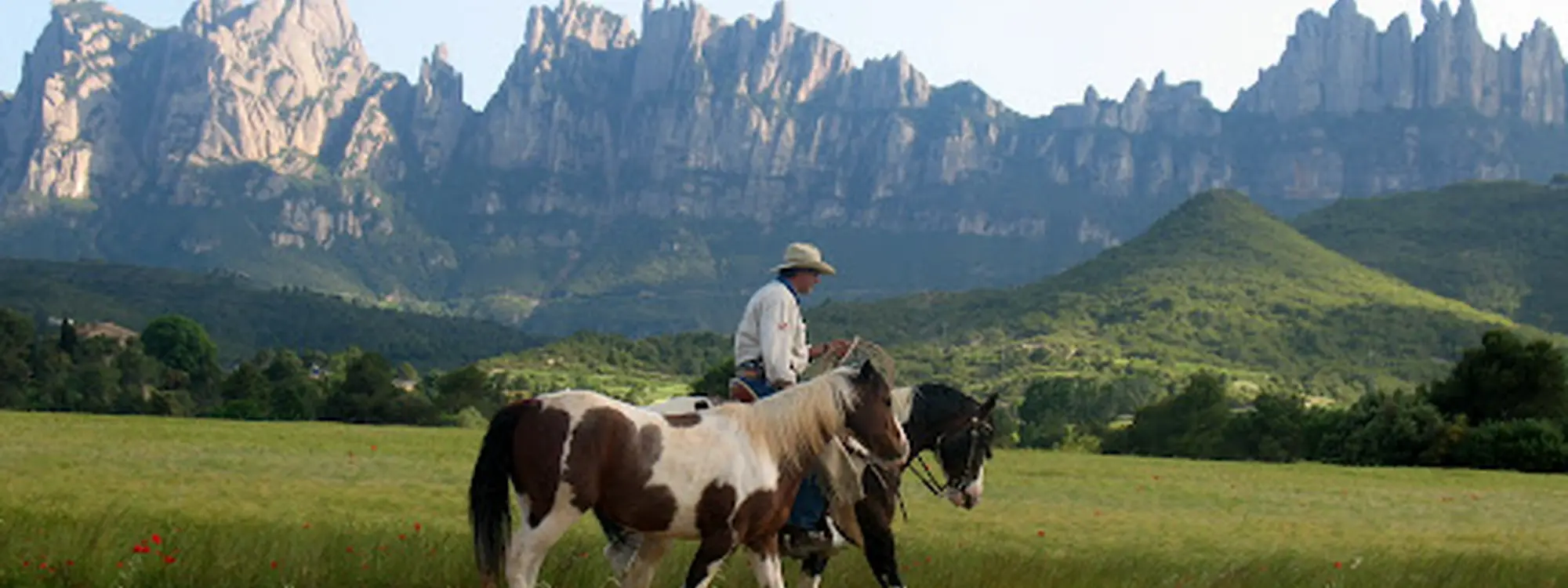 Ruta a caballo en Montserrat desde Castellbell i el Vilar