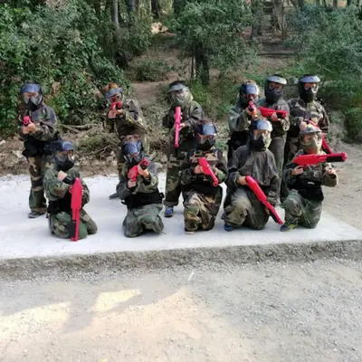 Paintball infantil con opción de merienda en Castellar del Vallès, Barcelona