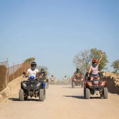 Ruta en Quad con chapuzón en una preciosa cala incluido desde el Arenal, Mallorca