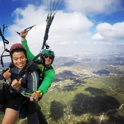 Vuelo en parapente de larga duración en Algodonales