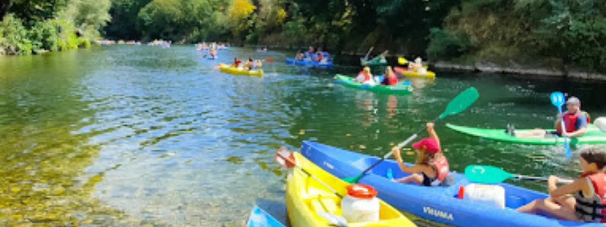 Descenso del Sella en canoa desde Arriondas, Asturias