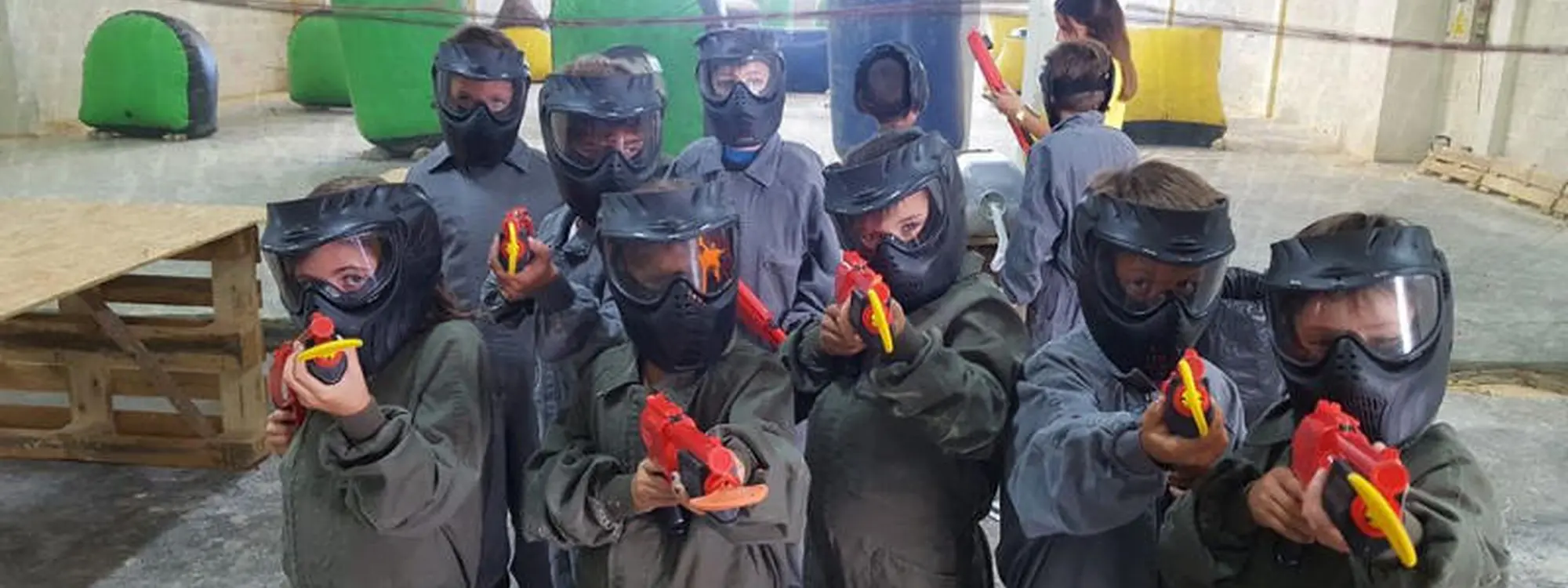 Paintball indoor para niños en Vigo