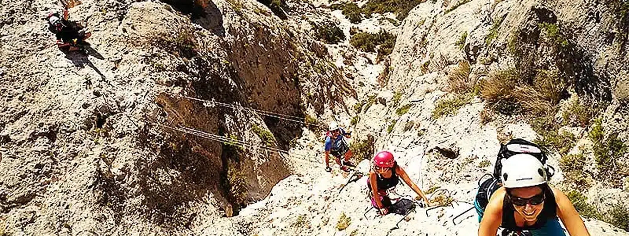 Vía ferrata de Villena nivel iniciación (K2)