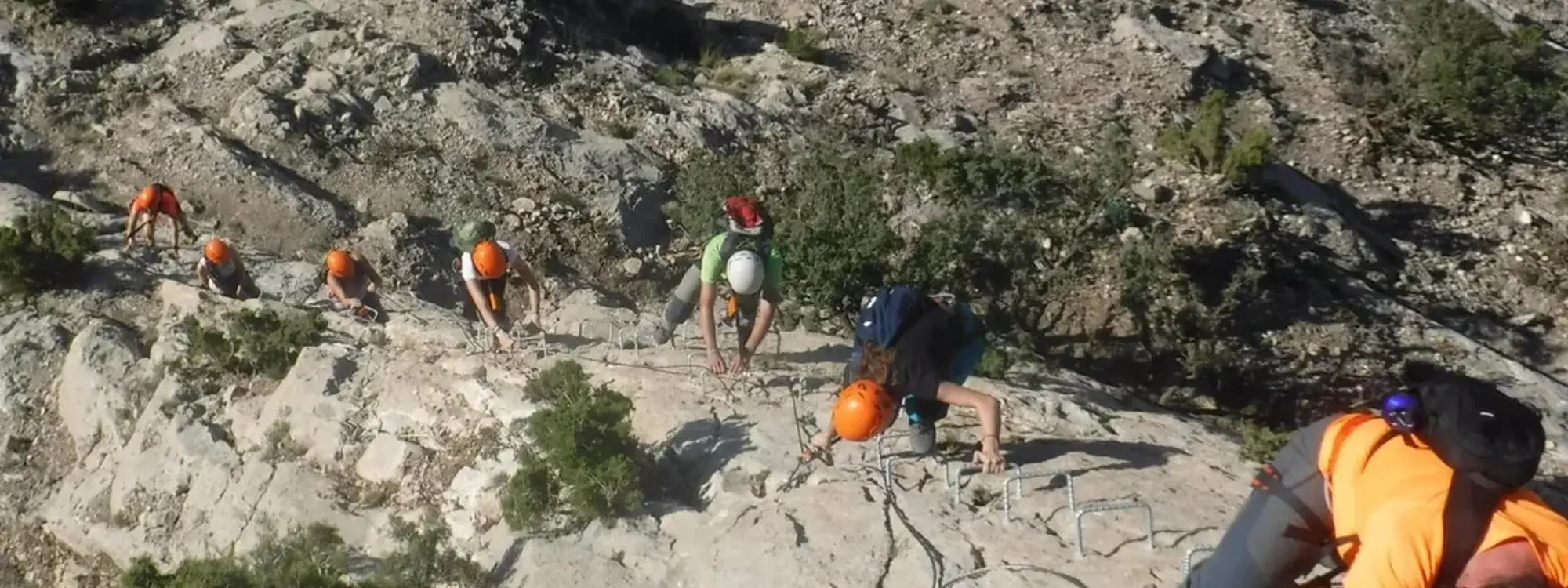 Vía ferrata Peña Palomera desde Torremocha del Jiloca, Teruel