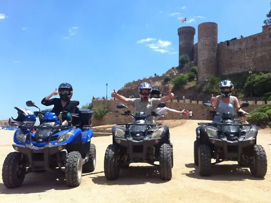 Ruta en quad al castillo de Tossa de Mar desde Lloret