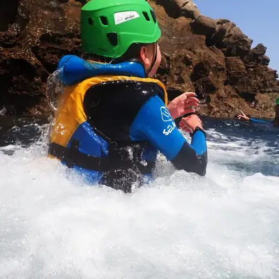 Coasteering en Hondarribia, Guipúzcoa