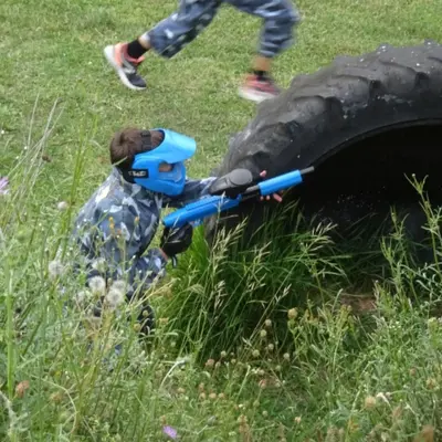 Paintball infantil en Galarreta (San Millán), Álava